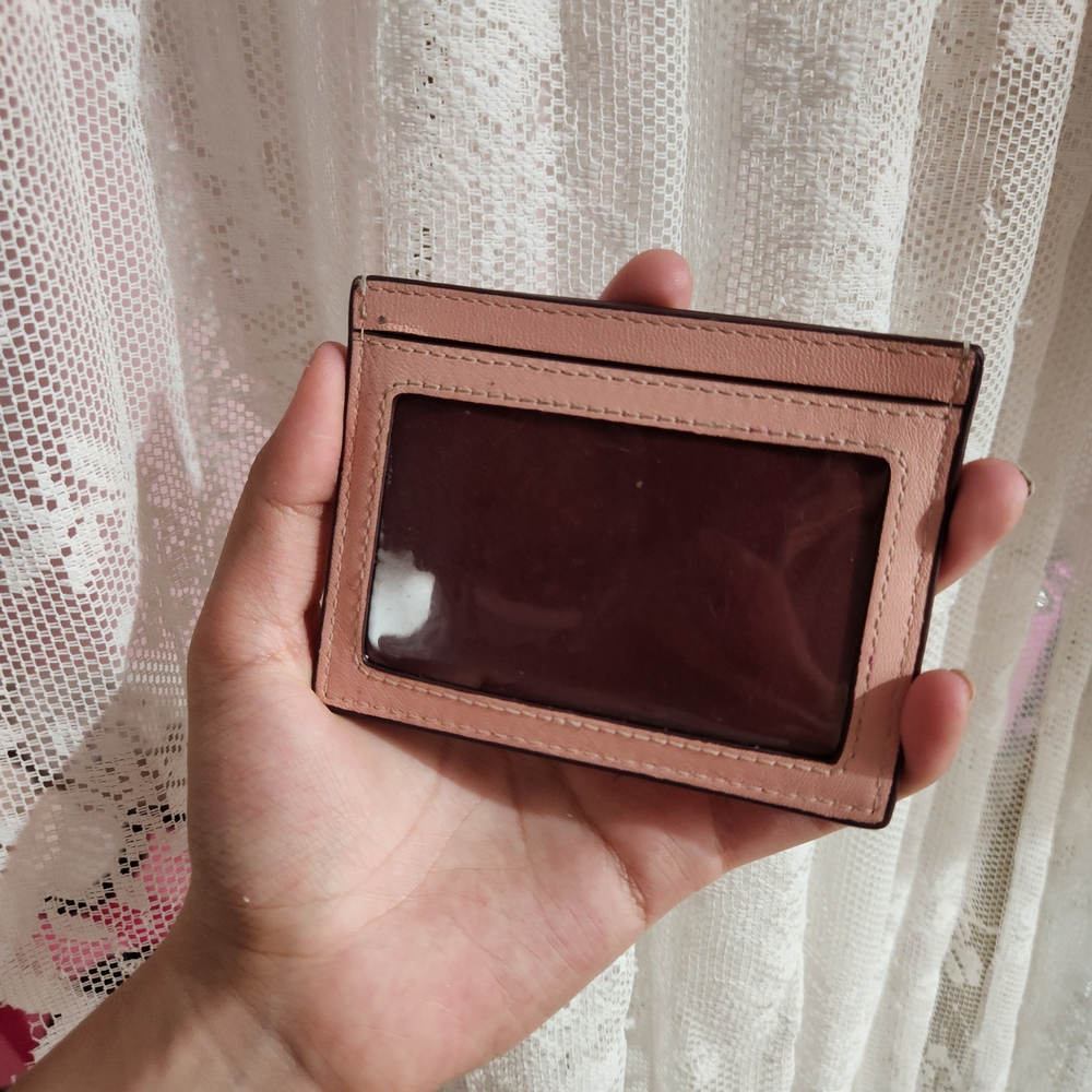 Coach Blush Quilted Card Holder - Picture 2 of 3